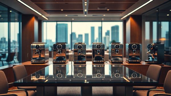 Top 5 machines à café pour transformer vos pauses au travail